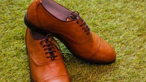 Brown Leather Lace Up Shoes