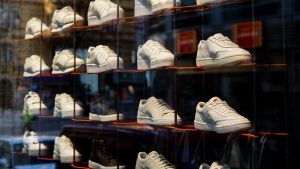 Close Up Photo of Shoes on Display