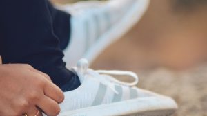 Close-Up Photography of Adidas Shoe