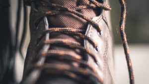 Closeup Photo of Brown Lace-up Boot