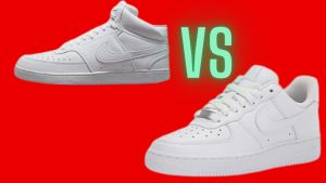 Nike Court Vision Mid Vs Air Force 1