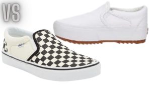 Vans Asher Vs Slip On