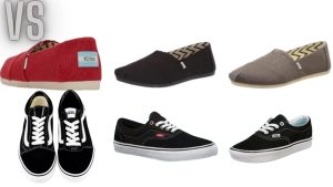 tom vs vans sneakers