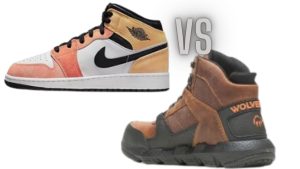 Jordan dunk sneakers vs specialized work Boots