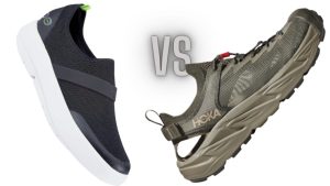 Oofos vs Hoka